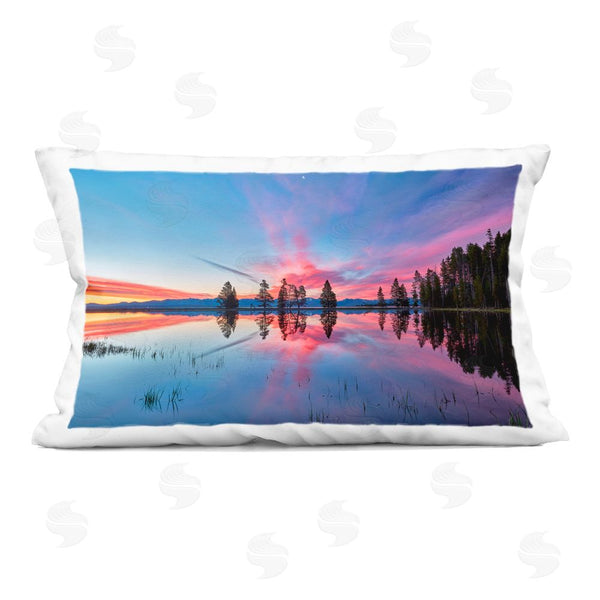 stupell industries Jon Evan | Gull Point At Sunrise Printed Throw Pillow