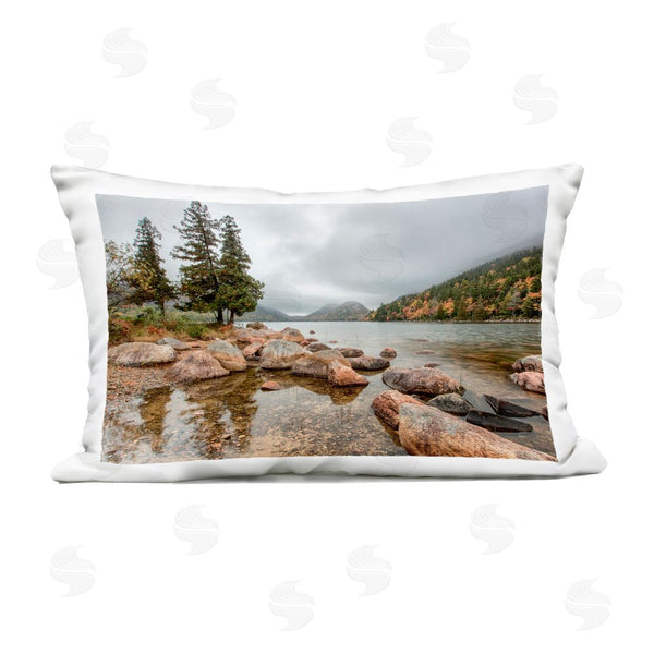 Stupell Industries Jon Evan | Pond In The Mountains Printed Throw Pillow