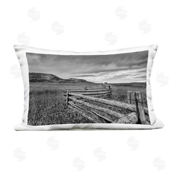 Stupell Industries Jon Evan | Zigzag Fence Into Pasture Printed Throw Pillow