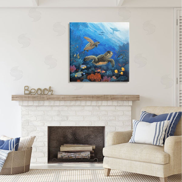 Stupell Industries Jon Rattenbury | Underwater Turtles & Fish Wall Art