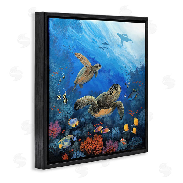 Stupell Industries Jon Rattenbury | Underwater Turtles & Fish Wall Art