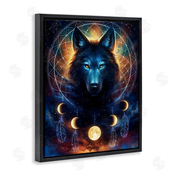 Stupell Industries Jonas Jodicke | Lunar Wolf & Galaxy Wall Art