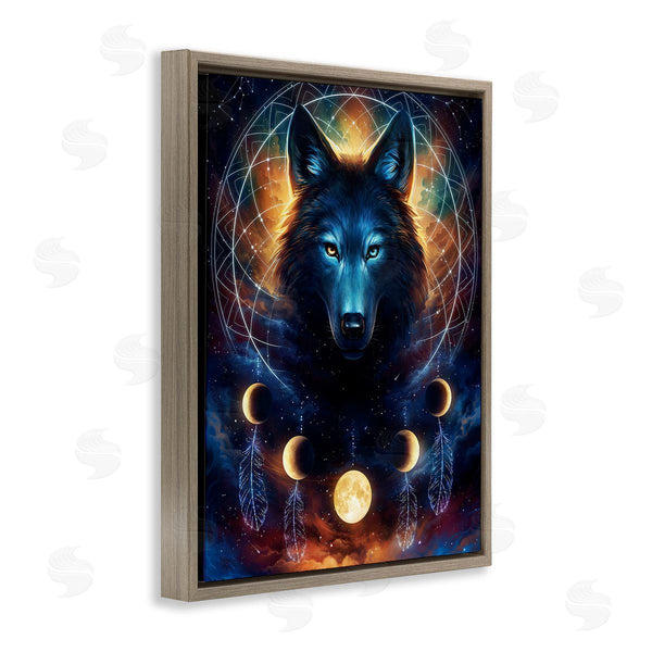 Stupell Industries Jonas Jodicke | Lunar Wolf & Galaxy Wall Art
