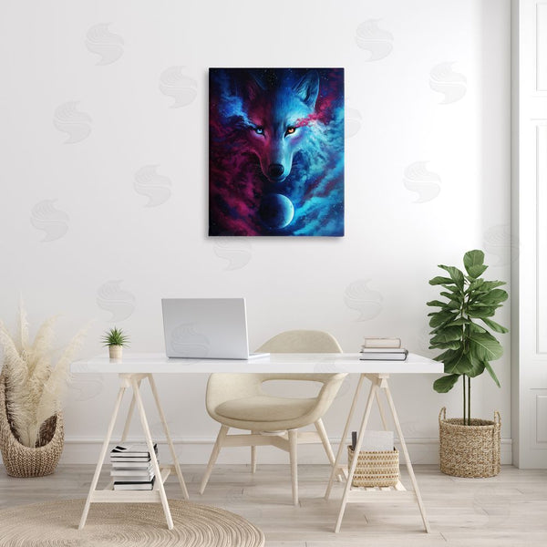 Stupell Industries Jonas Jodicke | Ombre Wolf & Clouds Wall Art
