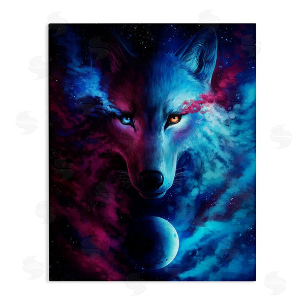 stupell industries Jonas Jodicke | Ombre Wolf & Clouds Wall Art