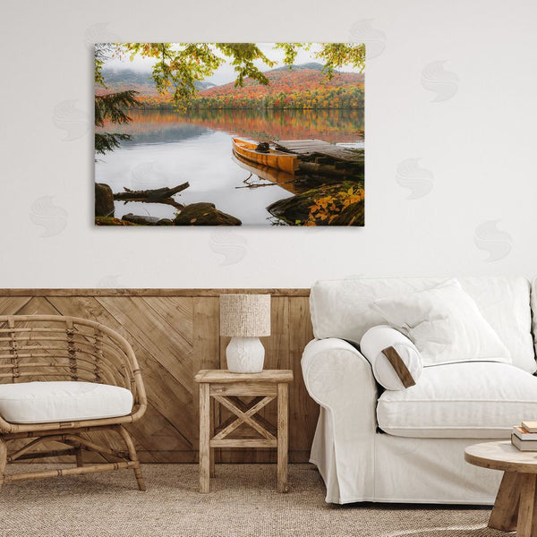 Stupell Industries Jonathan Zaharek | Calm Foliage & Boat Dock Wall Art