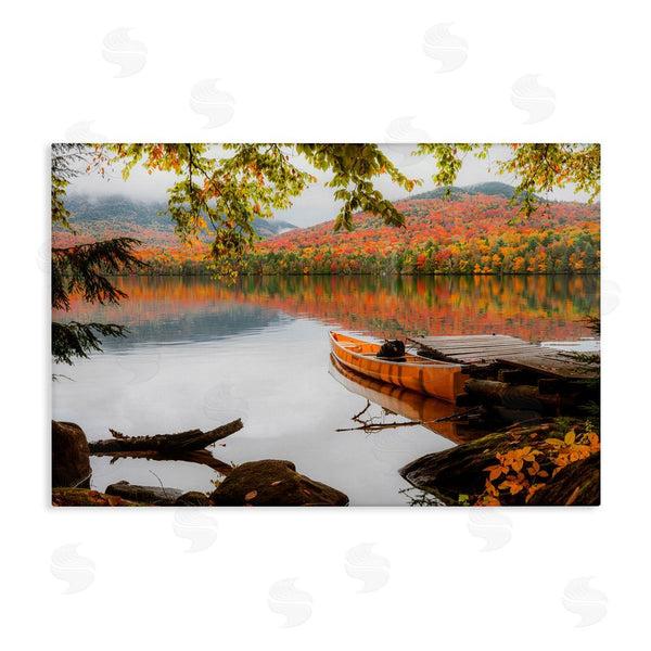 stupell industries Jonathan Zaharek | Calm Foliage & Boat Dock Wall Art