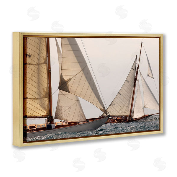 Stupell Industries Jorge Llovet | Catching Up Sea Vessels