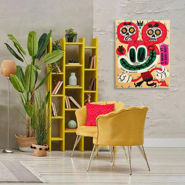 Stupell Industries Jorge R. Gutierrez | Bright Mexico Cartoon Wall Art