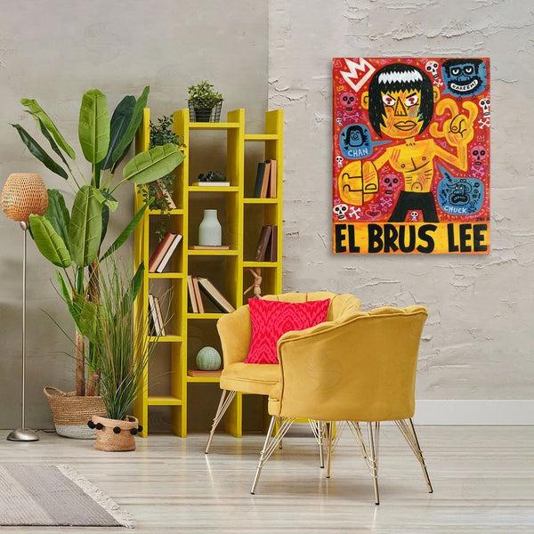 Stupell Industries Jorge R. Gutierrez | El Brus Lee Iconic Culture Wall Art
