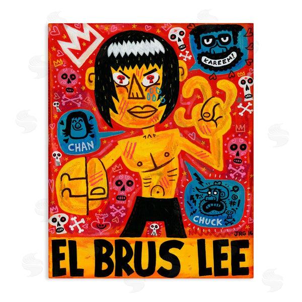 stupell industries Jorge R. Gutierrez | El Brus Lee Iconic Culture Wall Art