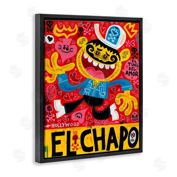 Stupell Industries Jorge R. Gutierrez | El Chapo Whimsical Cartoon Wall Art