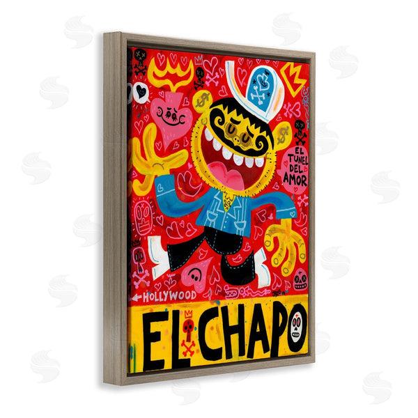 Stupell Industries Jorge R. Gutierrez | El Chapo Whimsical Cartoon Wall Art