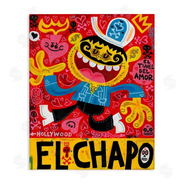 stupell industries Jorge R. Gutierrez | El Chapo Whimsical Cartoon Wall Art