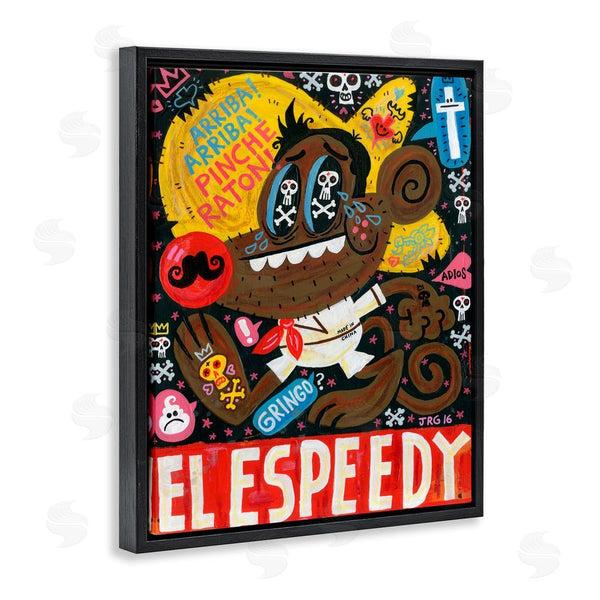 Stupell Industries Jorge R. Gutierrez | El Speedy Culture Collage Wall Art