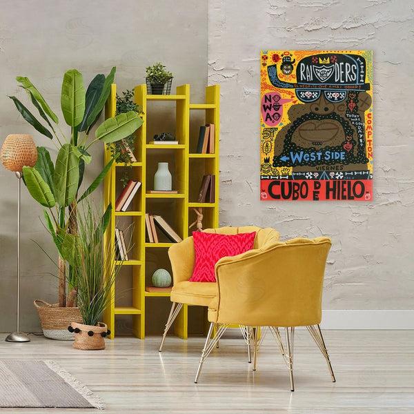 Stupell Industries Jorge R. Gutierrez | Iconic Hip Hop Collage Portrait Wall Art