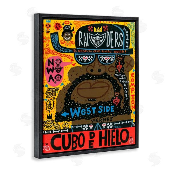 Stupell Industries Jorge R. Gutierrez | Iconic Hip Hop Collage Portrait Wall Art