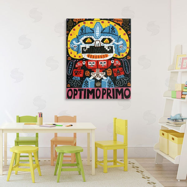 Stupell Industries Jorge R. Gutierrez | Iconic Robotic Character Collage Wall Art