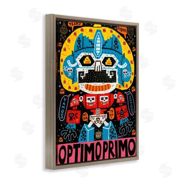 Stupell Industries Jorge R. Gutierrez | Iconic Robotic Character Collage Wall Art