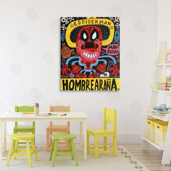 Stupell Industries Jorge R. Gutierrez | Iconic Superhero Character Collage Wall Art