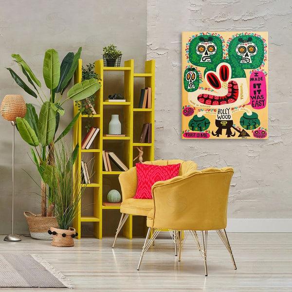 Stupell Industries Jorge R. Gutierrez | Mexico Culture Whimsy Cartoon Wall Art
