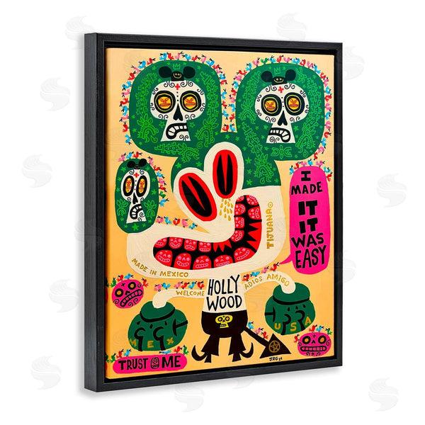 Stupell Industries Jorge R. Gutierrez | Mexico Culture Whimsy Cartoon Wall Art