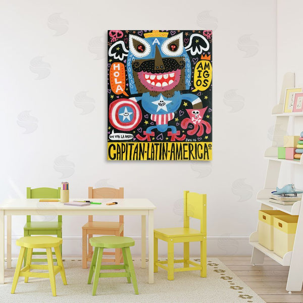 Stupell Industries Jorge R. Gutierrez | Todos Somos Americanos Collage Wall Art