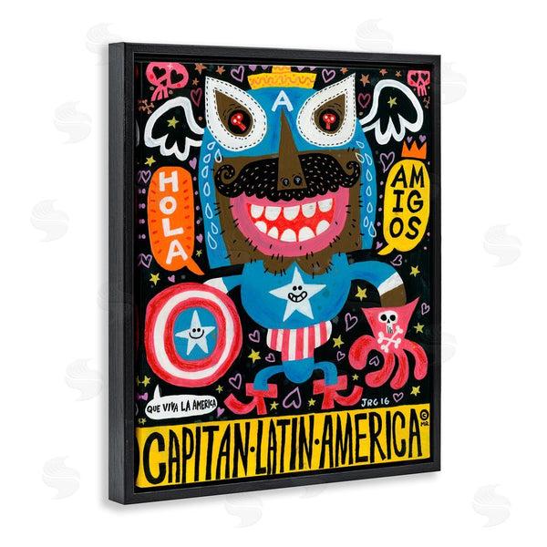 Stupell Industries Jorge R. Gutierrez | Todos Somos Americanos Collage Wall Art