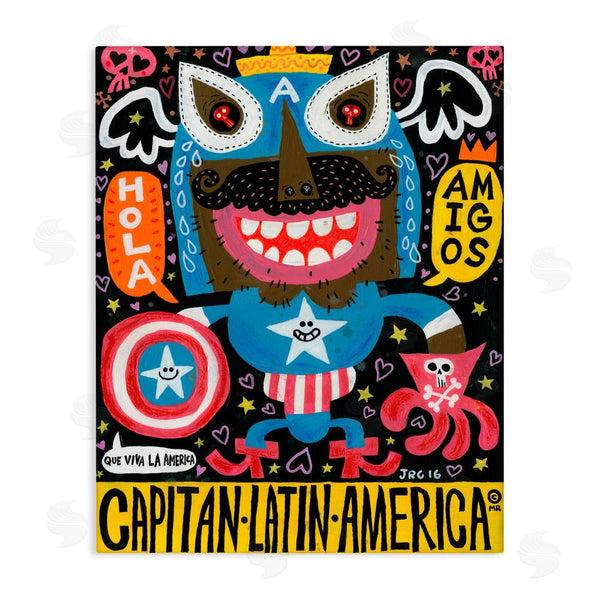 stupell industries Jorge R. Gutierrez | Todos Somos Americanos Collage Wall Art