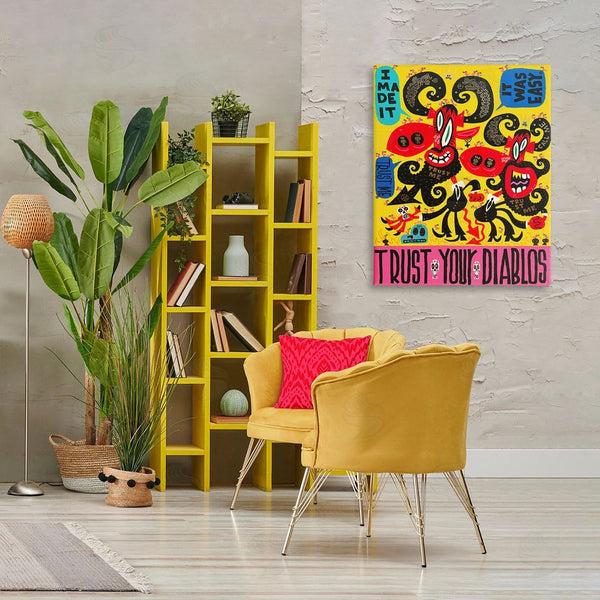 Stupell Industries Jorge R. Gutierrez | Trust Your Diablos Wall Art