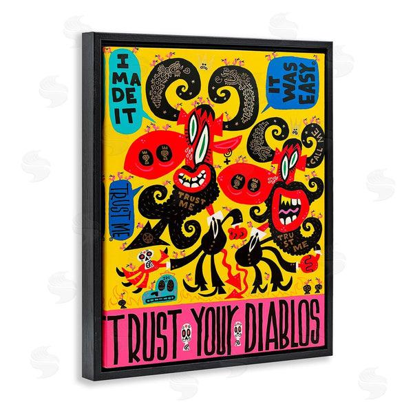 Stupell Industries Jorge R. Gutierrez | Trust Your Diablos Wall Art