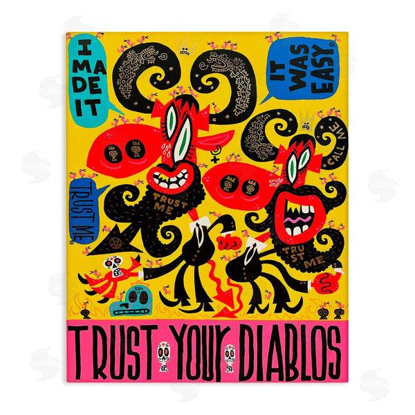 stupell industries Jorge R. Gutierrez | Trust Your Diablos Wall Art