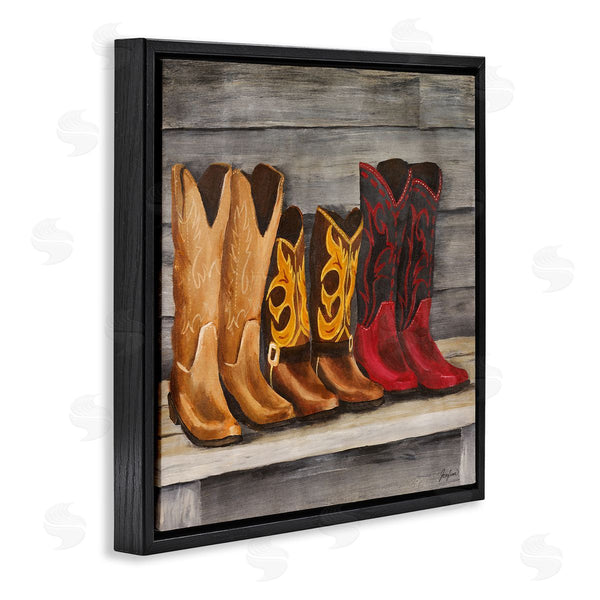 Stupell Industries Josefina | Lined Up Cowboy Boots Wall Art