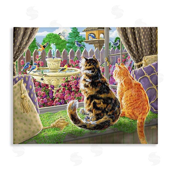 stupell industries Joseph Burgess | Cats With A View Wall Art