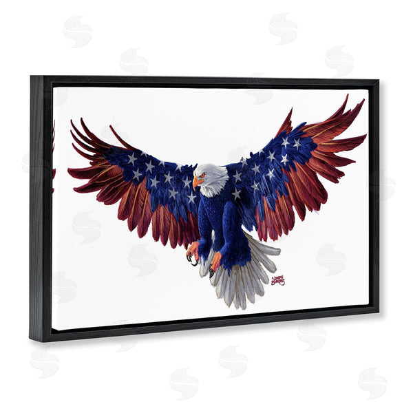 Stupell Industries Joseph Burgess | Patriotic Pattern Eagle