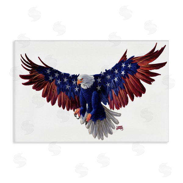 stupell industries Joseph Burgess | Patriotic Pattern Eagle