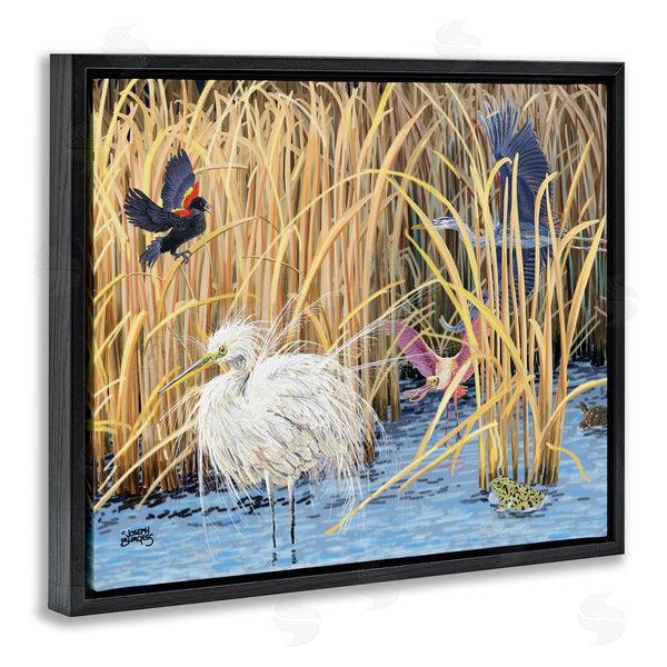 Stupell Industries Joseph Burgess | Reed Gathering Wild Birds