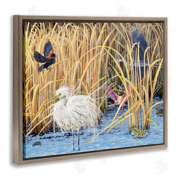 Stupell Industries Joseph Burgess | Reed Gathering Wild Birds