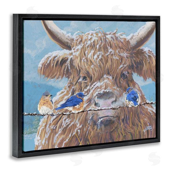 Stupell Industries Joseph Burgess | Winter Blues & Friend Wall Art