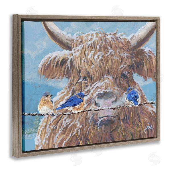 Stupell Industries Joseph Burgess | Winter Blues & Friend Wall Art