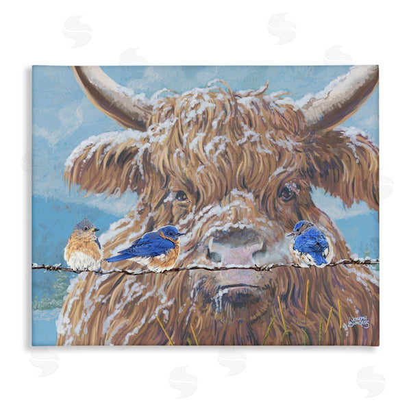 stupell industries Joseph Burgess | Winter Blues & Friend Wall Art