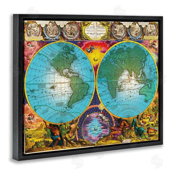 Stupell Industries Joseph Burgess | World Creation Map