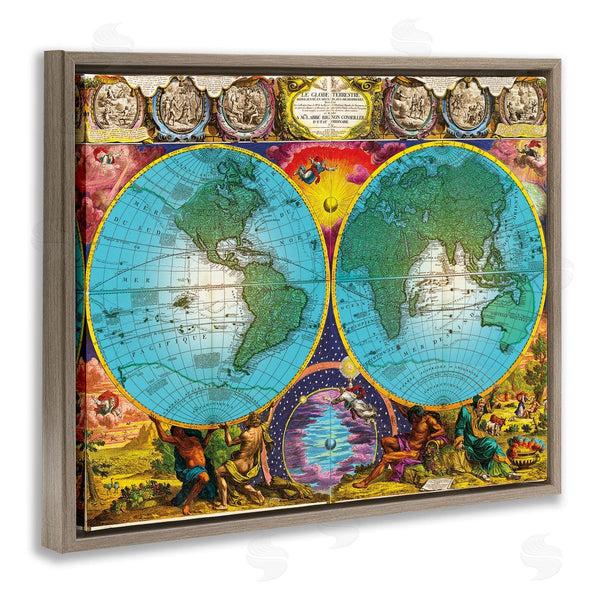 Stupell Industries Joseph Burgess | World Creation Map