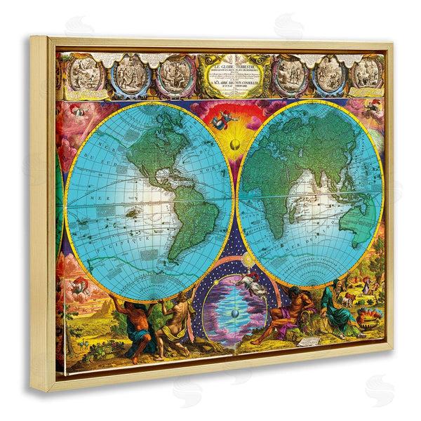 Stupell Industries Joseph Burgess | World Creation Map