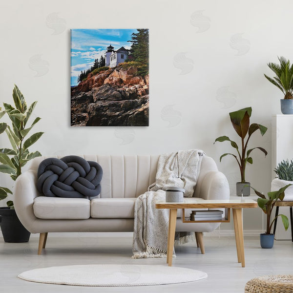 Stupell Industries Joseph Elliott | Lighthouse On Cliff Wall Art