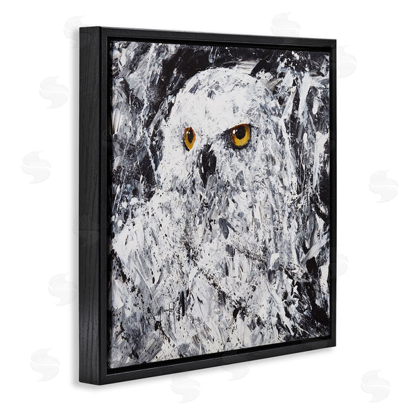 Stupell Industries Joseph Marshal Foster | Modern Snowy Owl Portrait Wall Art