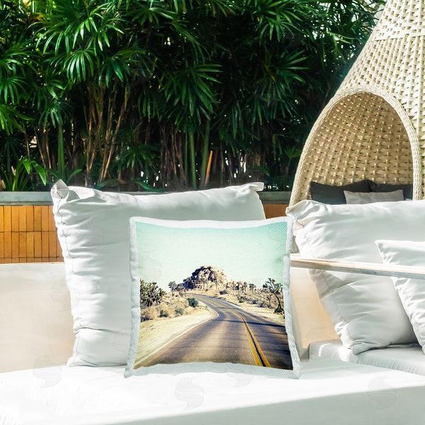 Stupell Industries Joseph S Giacalone | Road Trip Joshua Tree Park Printed Throw Pillow
