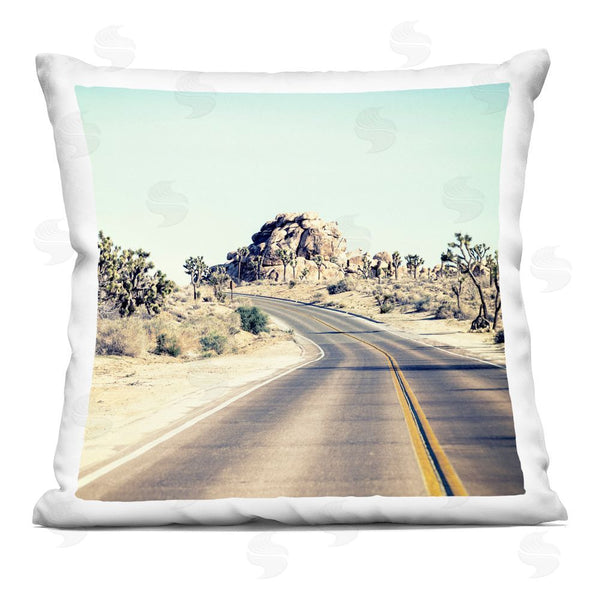 stupell industries Joseph S Giacalone | Road Trip Joshua Tree Park Printed Throw Pillow
