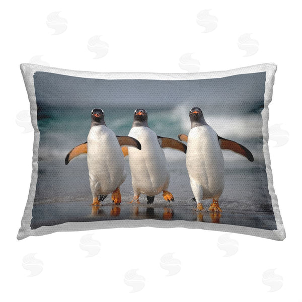 Stupell Industries Joshua Galicki | Dancing Penguins On Beach