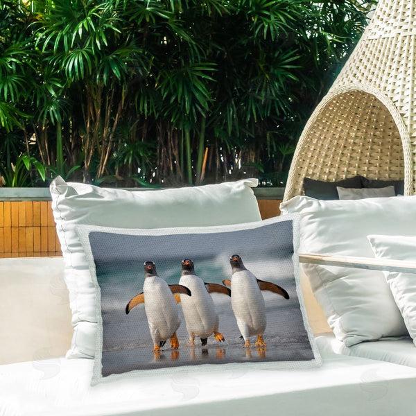 Stupell Industries Joshua Galicki | Dancing Penguins On Beach